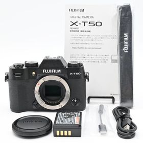 ★極上品★FUJIFILM X-T50 ボディ ブラック ショット数 604回