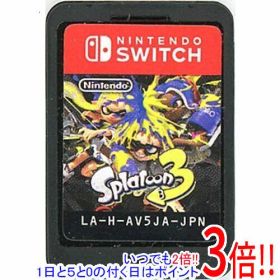 【いつでも2倍！1日と5.0のつく日、18日は3倍！】【中古】スプラトゥーン3(Splatoon 3) Nintendo Switch ソフトのみ