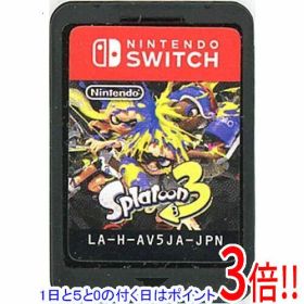 【1日と5.0のつく日、18日はポイント3倍！】【中古】スプラトゥーン3(Splatoon 3) Nintendo Switch ソフトのみ