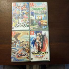 【Switch版】スマブラ、ピクミン4、ウイニングポスト2024、風来のシレン