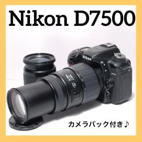 美品✨高速連写✨Nikon D7500✨Wi-Fi機能✨4K 動画✨ダブルレンズ