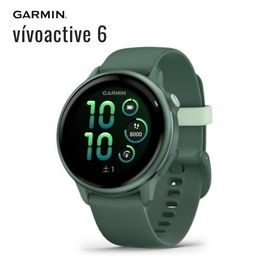 ガーミン vivoactive 6 Jasper Green/J.Green Metallic GPS スマートウォッチ GARMIN 010-02985-32 健康モニタリング 音楽再生 スポーツ 動画ワークアウト機能