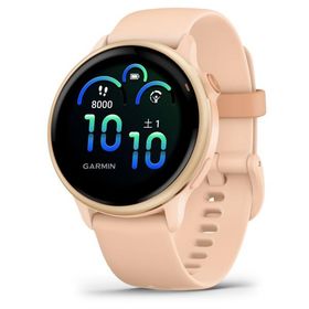 ガーミン vivoactive 6 Pink Dawn / P. Dawn Metallic (Suica対応)スマートウォッチ 010-02985-33 返品種別A