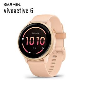 ガーミン vivoactive 6 Pink Dawn/P. Dawn Metallic GPS スマートウォッチ GARMIN 010-02985-33 健康モニタリング 音楽再生 スポーツ 動画ワークアウト機能