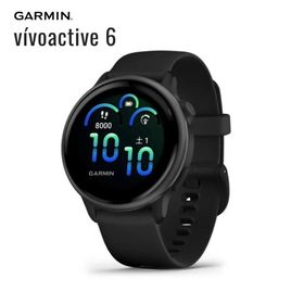 ガーミン vivoactive 6 Black/Slate GPS スマートウォッチ GARMIN 010-02985-30 ヘルスモニタリング 音楽再生 スポーツアプリ 動画ワークアウト機能 AMOLED