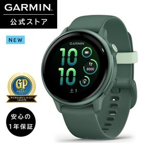ガーミン GARMIN スマートウォッチ vivoactive 6 Jasper Green / J. Green Metallic Suica対応 iOS・Android対応 11日間のバッテリー持続時間 【日本正規品】