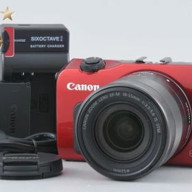 【中古】Canon キヤノン EOS M EF-M 18-55 IS STM レンズキット レッド