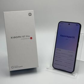 【箱付き中古A】Xiaomi 15T Pro ブラック SIMフリー 白ロム