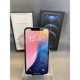 美品 国内版 SIMフリー iPhone12Pro 256Gブルー色(スマートフォン本体)