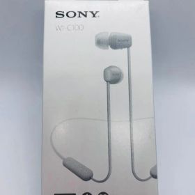 SONY ワイヤレスイヤホン WI-C100 Bluetoo 25時間 ホワイト