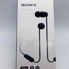 SONY ワイヤレスイヤホン WI-C100 25時間 ブラック