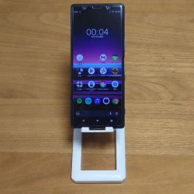 SONY Xperia 5 ブルー 64GB 中古品 Cb(新品バッテリー付)