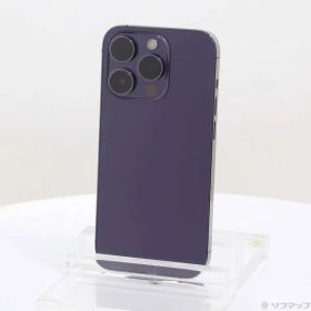 ソフマップ 〔中古品〕 iPhone14 Pro 256GB ディープパープル MQ1E3J／A SIMフリー【305】