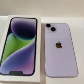 【美品】iPhone14 128GB パープル SIMフリー おまけ付