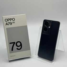 【箱付き中古A】OPPO A79 5G A303OP ミステリーブラック SIMフリー 白ロム