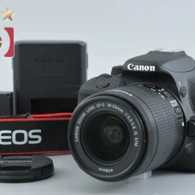 【中古】Canon キヤノン EOS Kiss X7 EF-S 18-55mm IS STM レンズキット ブラック シャッター回数僅少