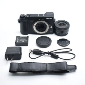 B#11415 パナソニック ミラーレス一眼カメラ ルミックス GX7MK2 標準ズームレンズキット ブラック DMC-GX7MK2KK