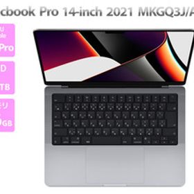 Apple Macbook Pro 14-inch,2021 MKGQ3J/A A2442 スペースグレー M1 Pro 10コア搭載 メモリ 16GB SSD 1TB Cランク W19H 中古