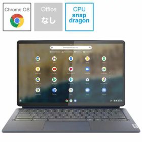 タブレットパソコン Wi-Fiモデル 新品 Lenovo IdeaPad Duet 560 Chromebook 82QS001UJP 13.3インチ Chrome OS ストレージ容量128GB メモリ容量4GB Snapdragon 7c Gen 2 タッチペン付属 WEBカメラ