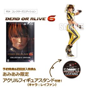 【あみあみ限定特典】【特典】PS4 DEAD OR ALIVE 6 コレクターズエディション