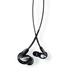 SHURE シュア イヤホン AONIC 215 有線 マイク付き SE215DYBK+UNI-A トランスルーセントブラック 高遮音性 ゲーム