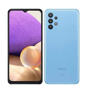 サムスン(SAMSUNG)のSCG08 Galaxy A32 5G オーサムブルー SIMフリー 本体 au Aランク スマホ ギャラクシー 【送料無料】 scg08bl8mtm(スマートフォン本体)