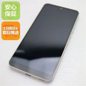 美品 AQUOS wish SHG06 アイボリー スマホ 白ロム 本体 即日発送 土日祝発送OK あすつく 06000