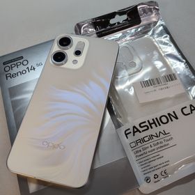 オッポ(OPPO)の【おまけつき】OPPO RENO14 5G オパールホワイト(スマートフォン本体)