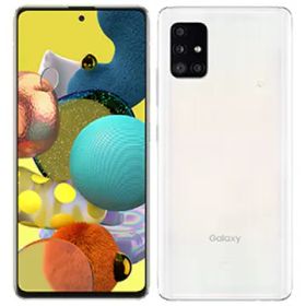 SAMSUNG au 【SIMロック解除済み】 Galaxy A51 5G プリズム ブリックス ホワイト 6GB 128GB SCG07