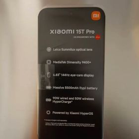 Xiaomi 15Tpro 256GB ブラック FiliCa対応