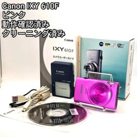 Canon IXY 610F ピンク 動作品 オールド コンデジ デジカメ