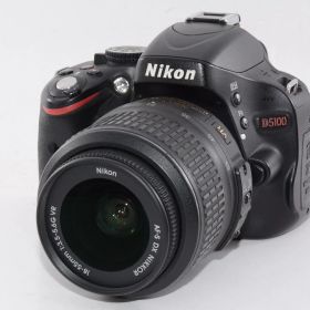 【中古】【外観並級】Nikon デジタル一眼レフカメラ D5100 18-55VR レンズキット