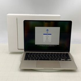 美品 MacBook Air 13インチ (Early 2025) Apple M4 10コア/16GB/SSD 256GB スターライト MW0Y3J/A 動作確認済み