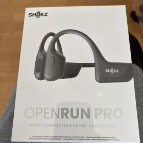 SHOKZ OPENRUN PRO 骨伝導イヤホン ブラック