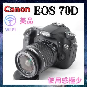 外観美品 キャノン EOS 70D Wi-Fi スマホ転送 一眼レフ 手ぶれ補正