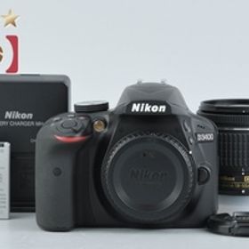 【中古】Nikon ニコン D3400 18-55 VR レンズキット ブラック シャッター回数僅少