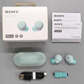 初音ミク コラボレーションモデル ワイヤレスステレオヘッドセット WF-C500/MK アイスグリーン(R：シルエット/L：39) 「VOCALOID」 ヘッドフォン