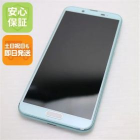 良品中古 SHV43 AQUOS sense2 アイスグリーン スマホ 本体 白ロム 中古 土日祝発送OK 06000 SIMロック解除済み