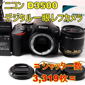 〓シャッター数3,319枚〓ニコン D3500 デジタル一眼レフカメラ