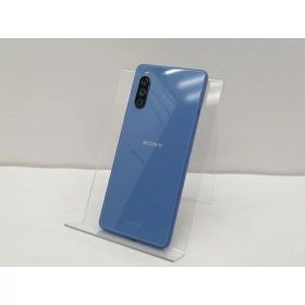 【中古】SONY au 【SIMロック解除済み】 Xperia 10 III ブルー 6GB 128GB SOG04【仙台イービーンズ】保証期間1ヶ月【ランクC】