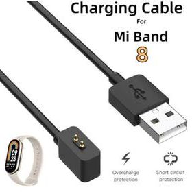 【ブラック】Xiaomi Smart Band 10 9 8 / 8 Pro/Redmi Band 2 Watch 5 3 Lite/Watch 5 3 Active スマートウォッチ 充電 USB ケーブル 1m