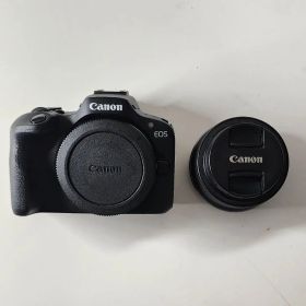 Canon EOS R100 標準ズームレンズ バッテリー クロスフィルター付き