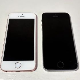 Apple スマホ iPhone SE 2台 A1723 シルバー ピンク