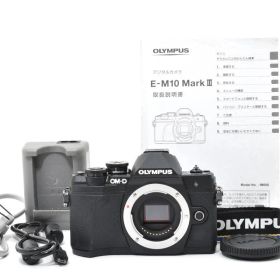 ★美品ショット数1229回★ オリンパス OLYMPUS OM-D E-M10 MARK III ボディ ミラーレス一眼カメラ ★ L19#7852