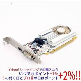 【中古】玄人志向グラボ GF-GT1030-E2GB/LP/D5 PCIExp 2GB