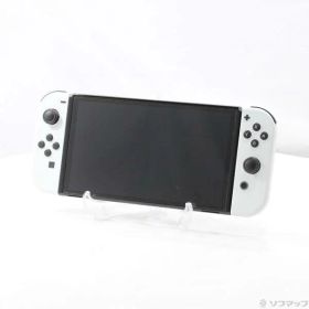 【中古】Nintendo(任天堂) Nintendo Switch 有機ELモデル Joy-Con(L)／(R) ホワイト 【295-ud】