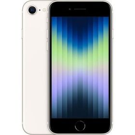 【整備済未使用品】APPLE iPhoneSE3 64GB スターライト MMYD3J/A 本体のみ【送料無料】【即日発送、土、祝日発送】