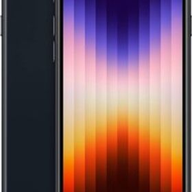 【美品・Aランク】電池100％ SIMフリー Apple iPhone SE (第3世代) 64GB ミッドナイト