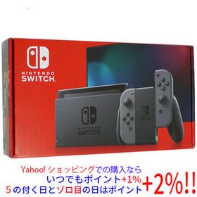 【中古】任天堂 Nintendo Switch バッテリー拡張モデル HAD-S-KAAAA グレー Joy-Con(L)なし・液晶画面いたみ 元箱あり