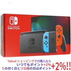 【中古】任天堂 Nintendo Switch バッテリー拡張モデル HAD-S-KABAA ネオンブルー・ネオンレッド Joy-Con(R)なし 元箱あり